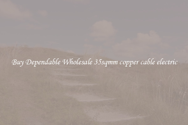Buy Dependable Wholesale 35sqmm copper cable electric