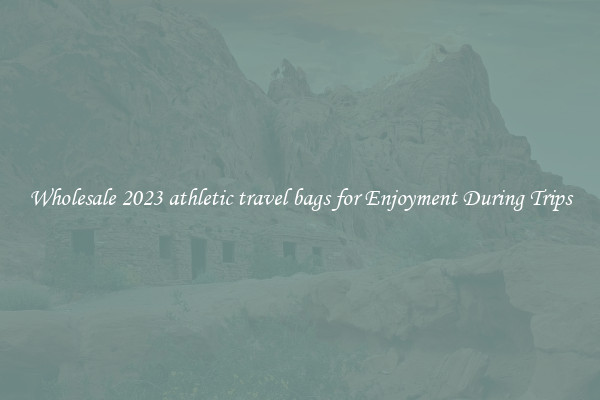 Wholesale 2023 athletic travel bags for Enjoyment During Trips