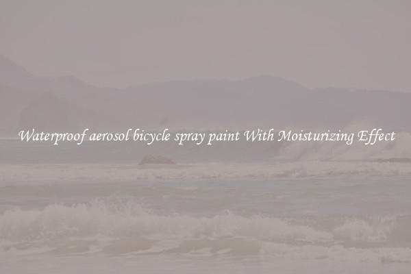 Waterproof aerosol bicycle spray paint With Moisturizing Effect