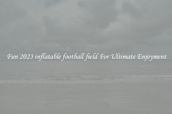 Fun 2023 inflatable football field For Ultimate Enjoyment