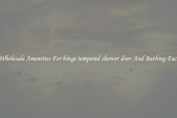 Buy Wholesale Amenities For hinge tempered shower door And Bathing Facilities