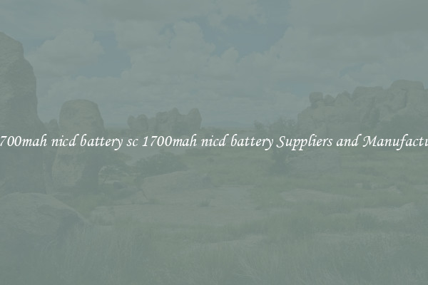 sc 1700mah nicd battery sc 1700mah nicd battery Suppliers and Manufacturers