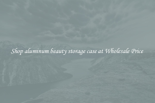 Shop aluminum beauty storage case at Wholesale Price 