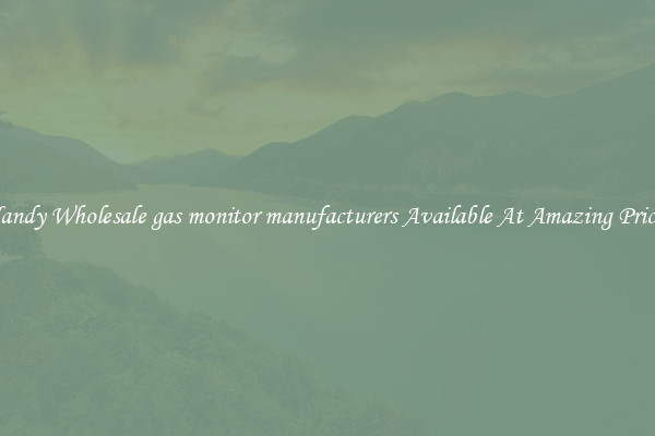 Handy Wholesale gas monitor manufacturers Available At Amazing Prices