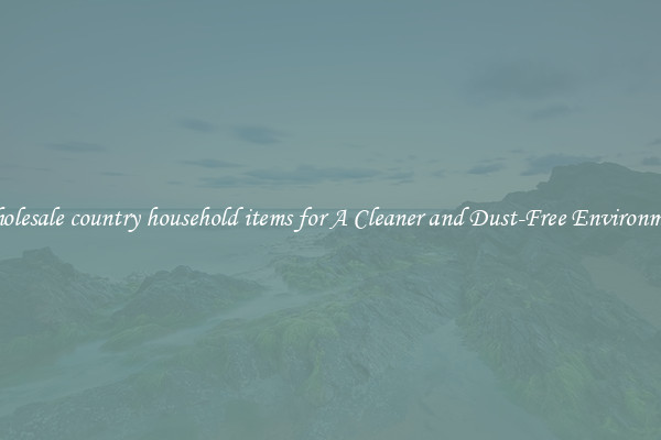 Wholesale country household items for A Cleaner and Dust-Free Environment